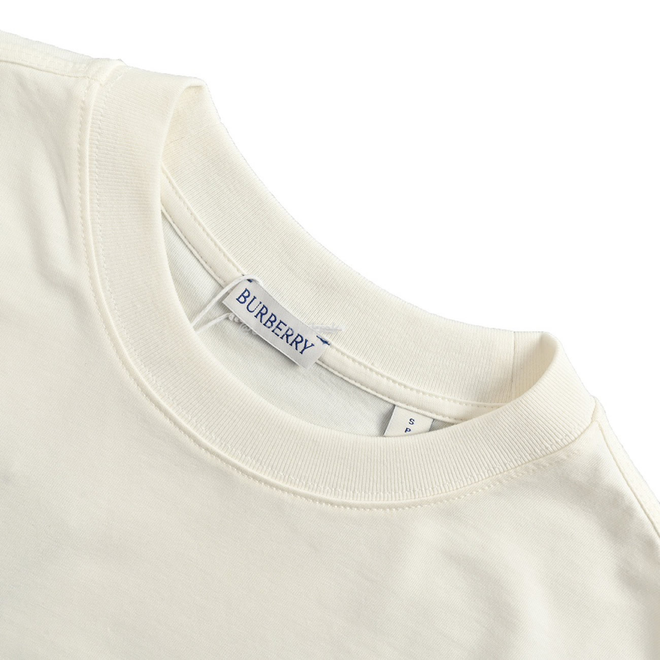 Burberry Embroidered Logo Little Duck Cotton T Shirt (13) - newkick.vip